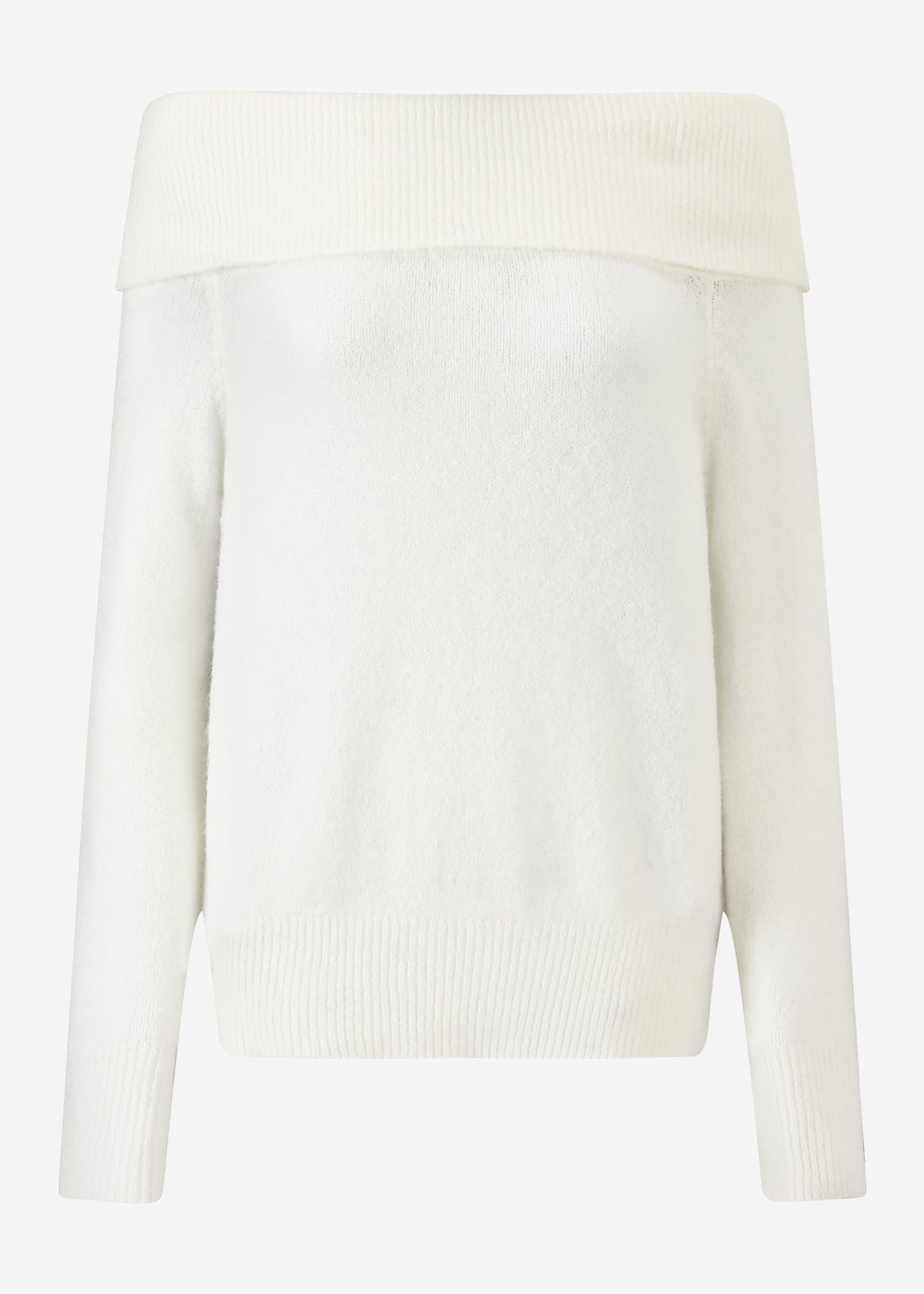 Off-the-shoulder sweater - offwhite