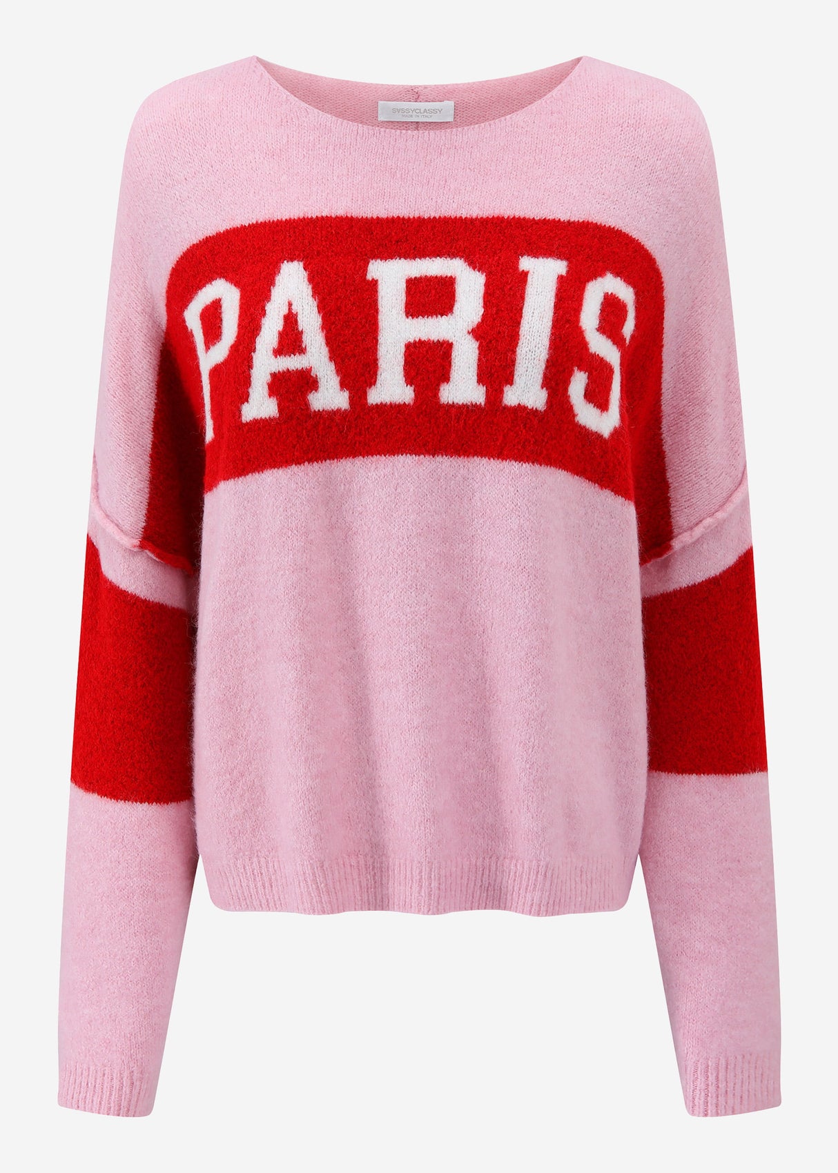 Oversize Pullover "PARIS" - rosa