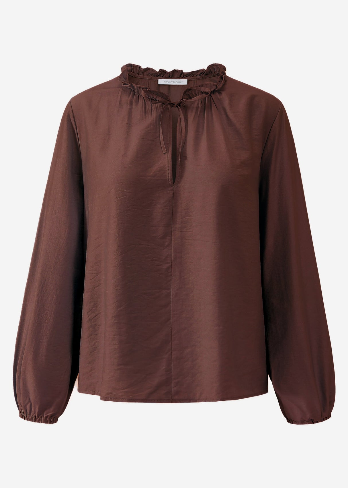 Slip blouse - brown