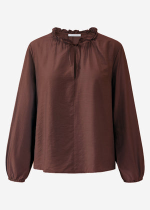 Slip blouse - brown