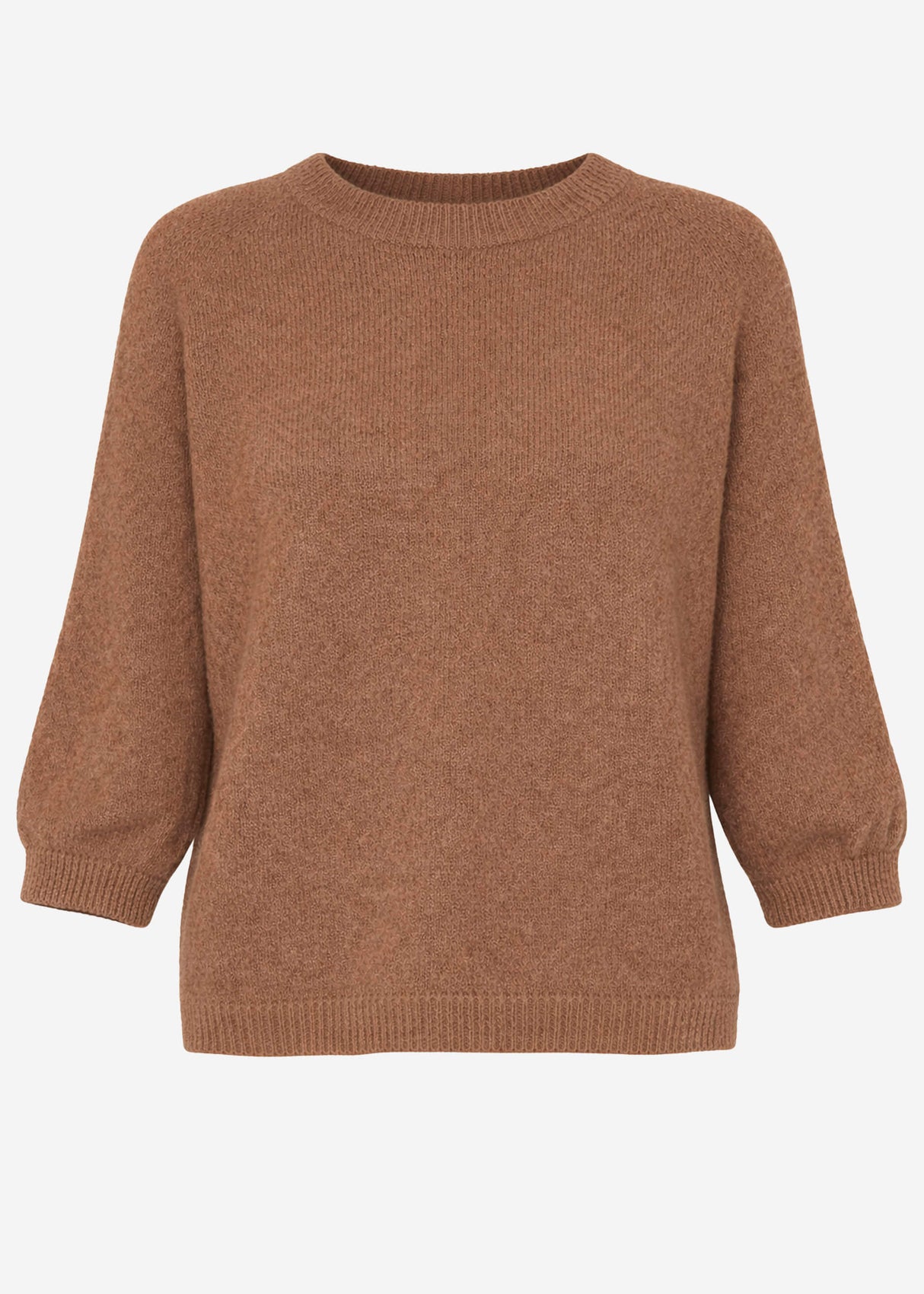 Strickoberteil - braun