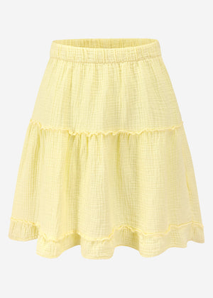 Musselin Rock with Volant - butter yellow