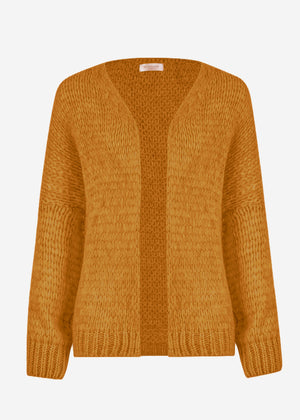 Oversize cardigan - mustard yellow