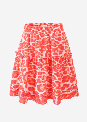 Musselin Rock with Leo -Print - Pink