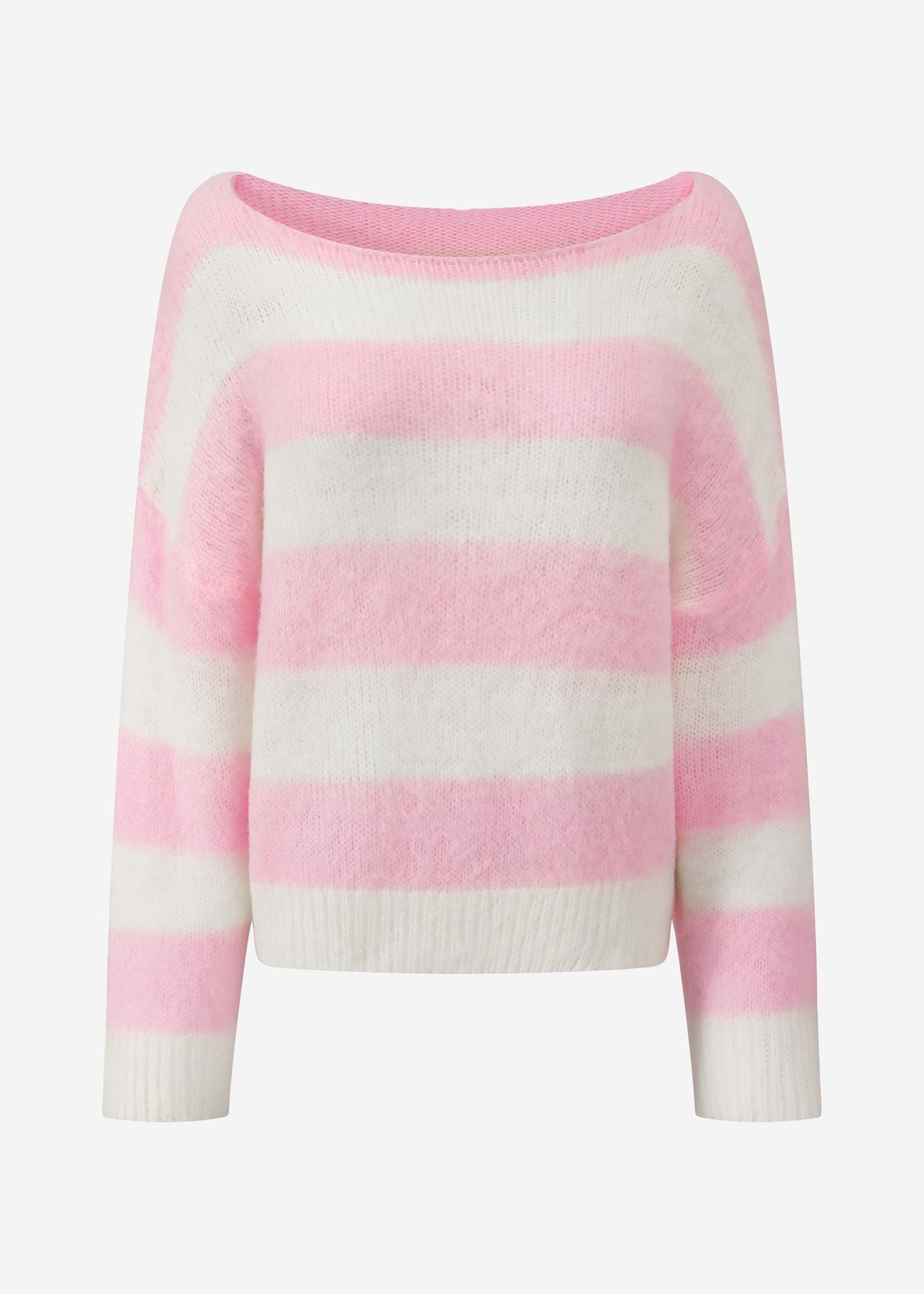 Striped sweater - pink -offwhite