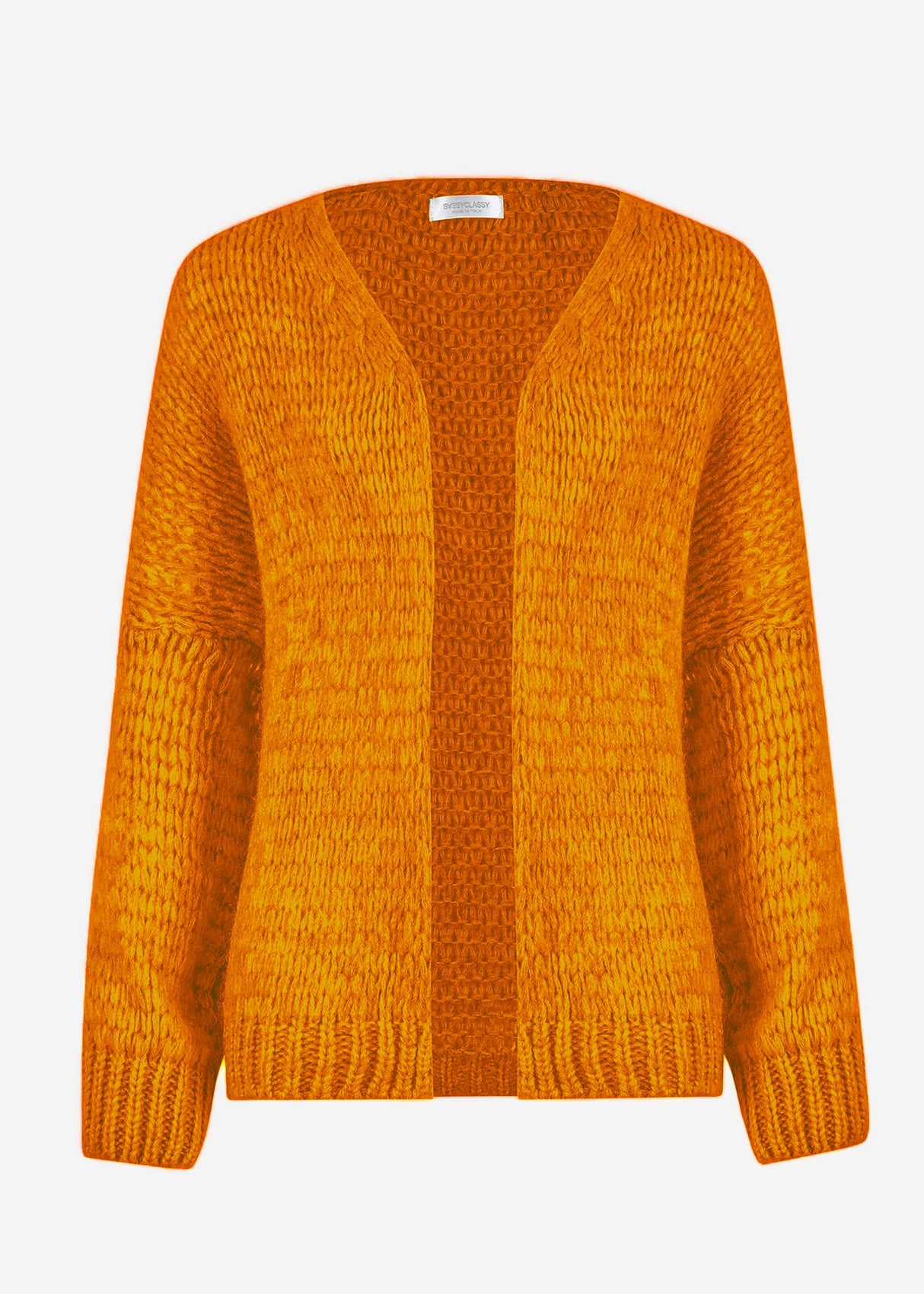 Oversized cardigan - mustard