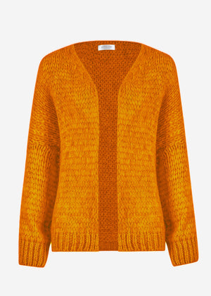 Oversized cardigan - mustard
