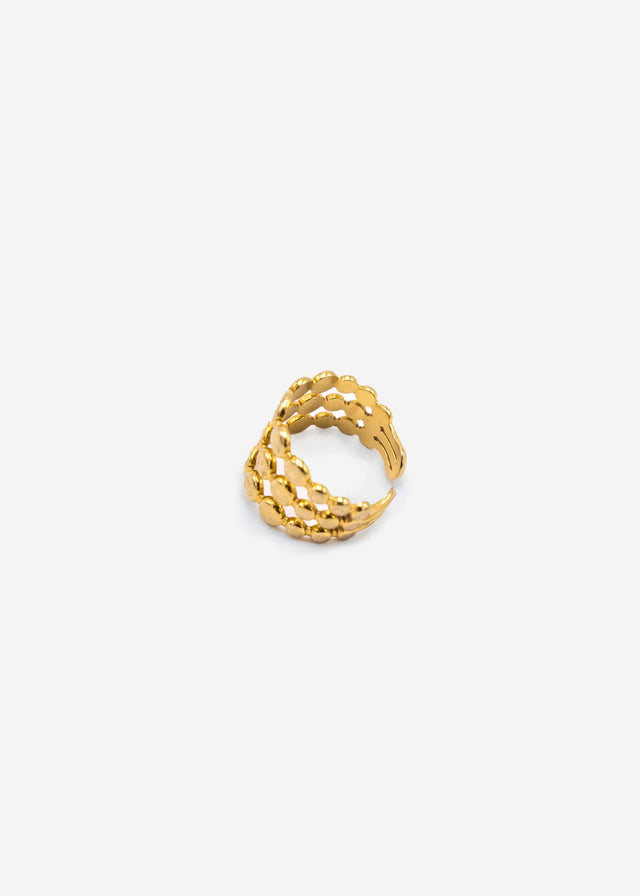 Breiter Ring - gold