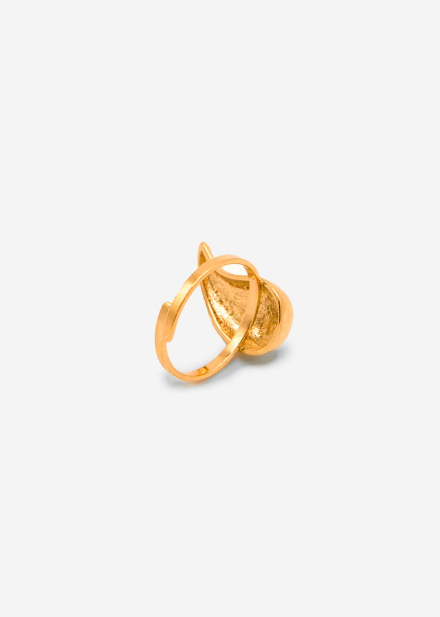 Drop ring - gold