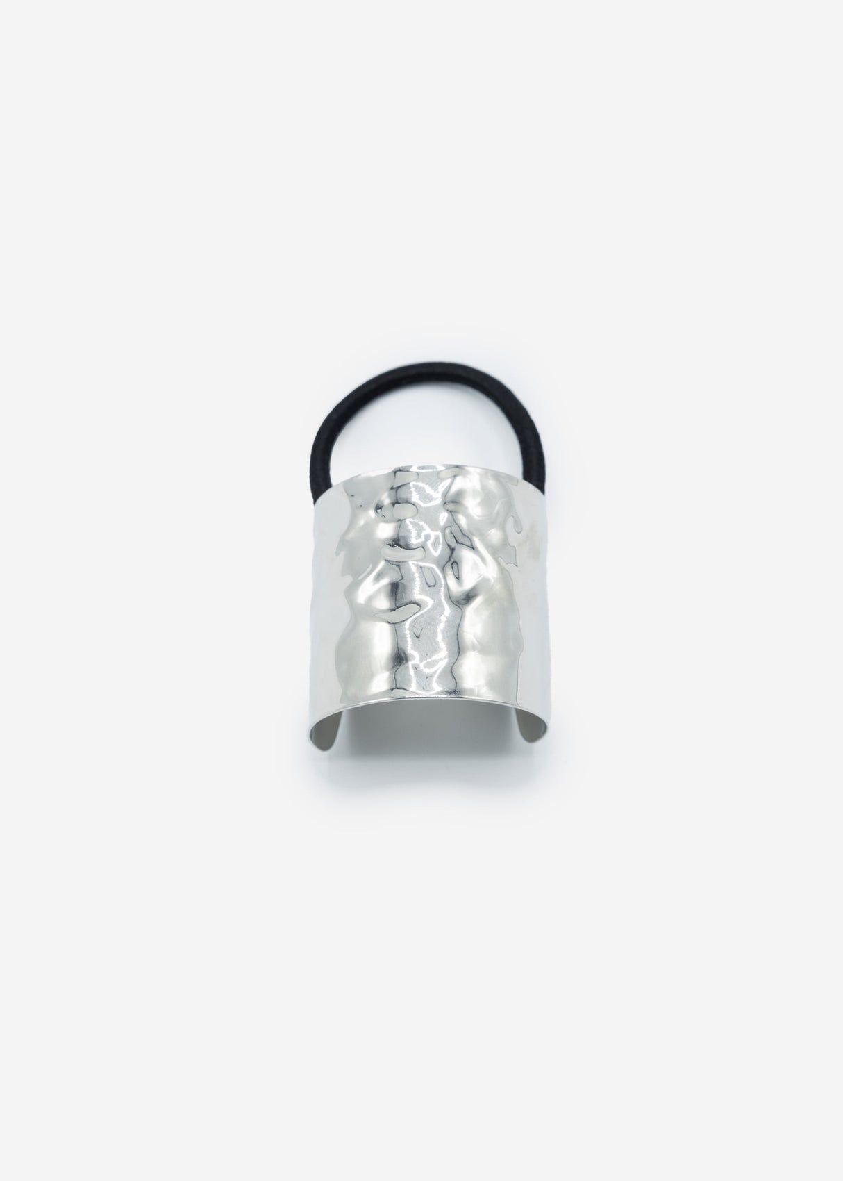 Metallic Haargummi - silber