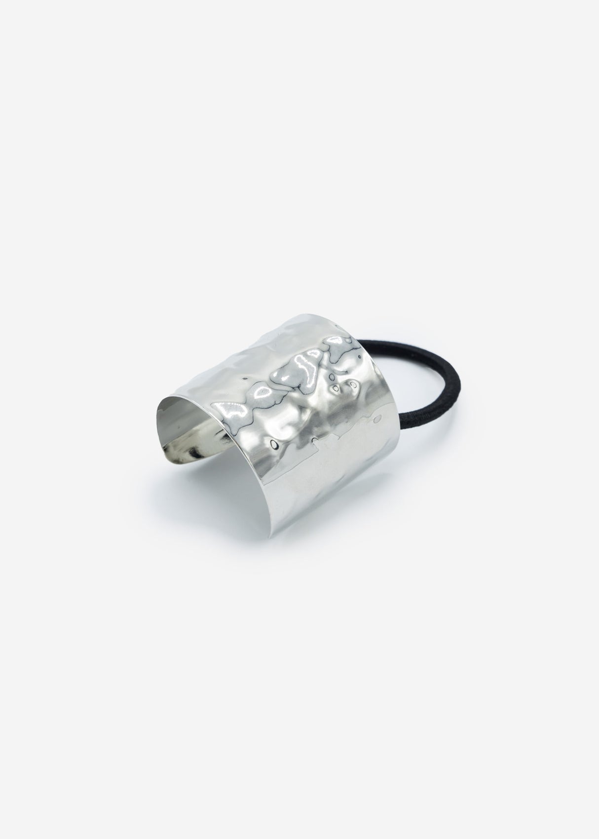 Metallic Haargummi - silber