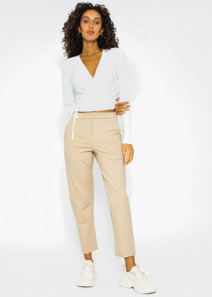 Jersey Chinos - beige