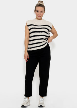 Jersey Chinos, schwarz