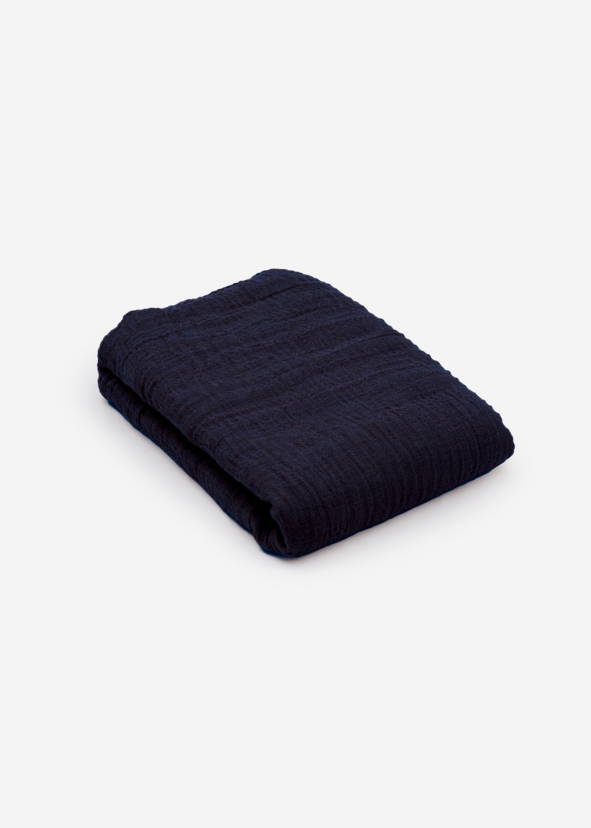 Musselin Schal, dunkelblau