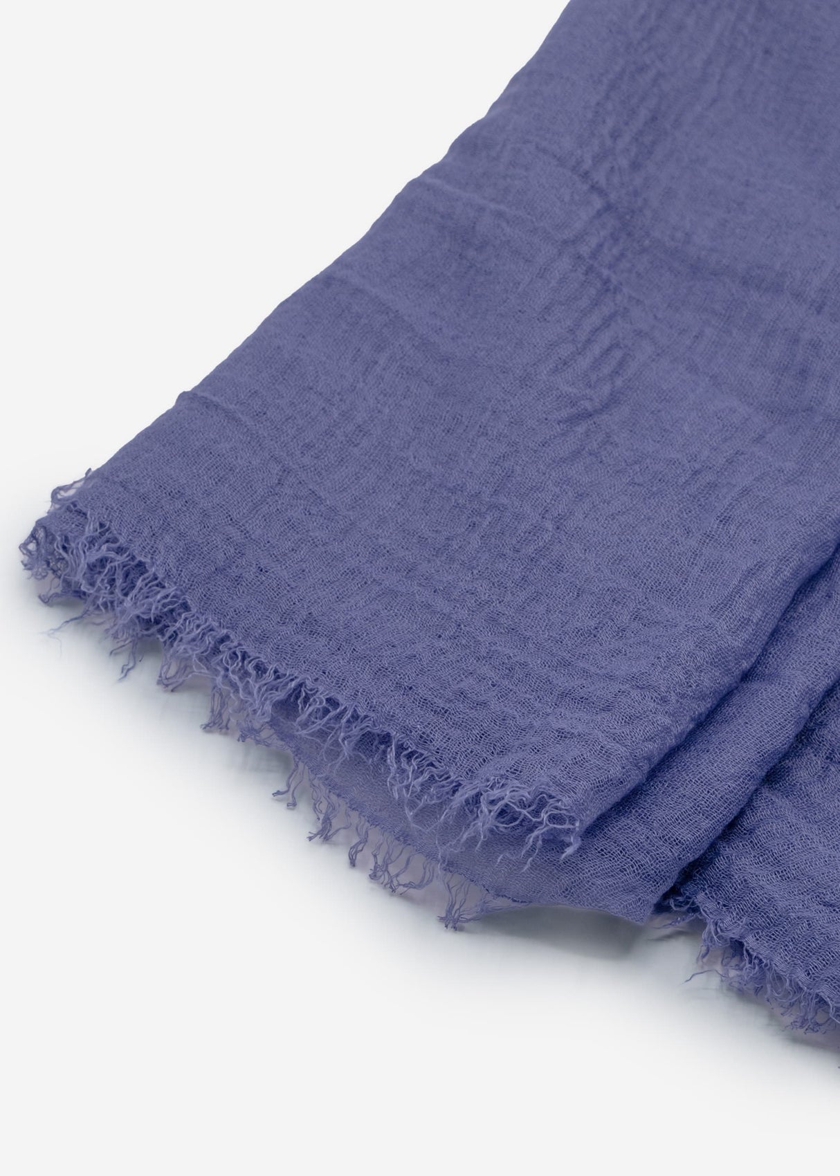 Musselin Schal - jeansblau