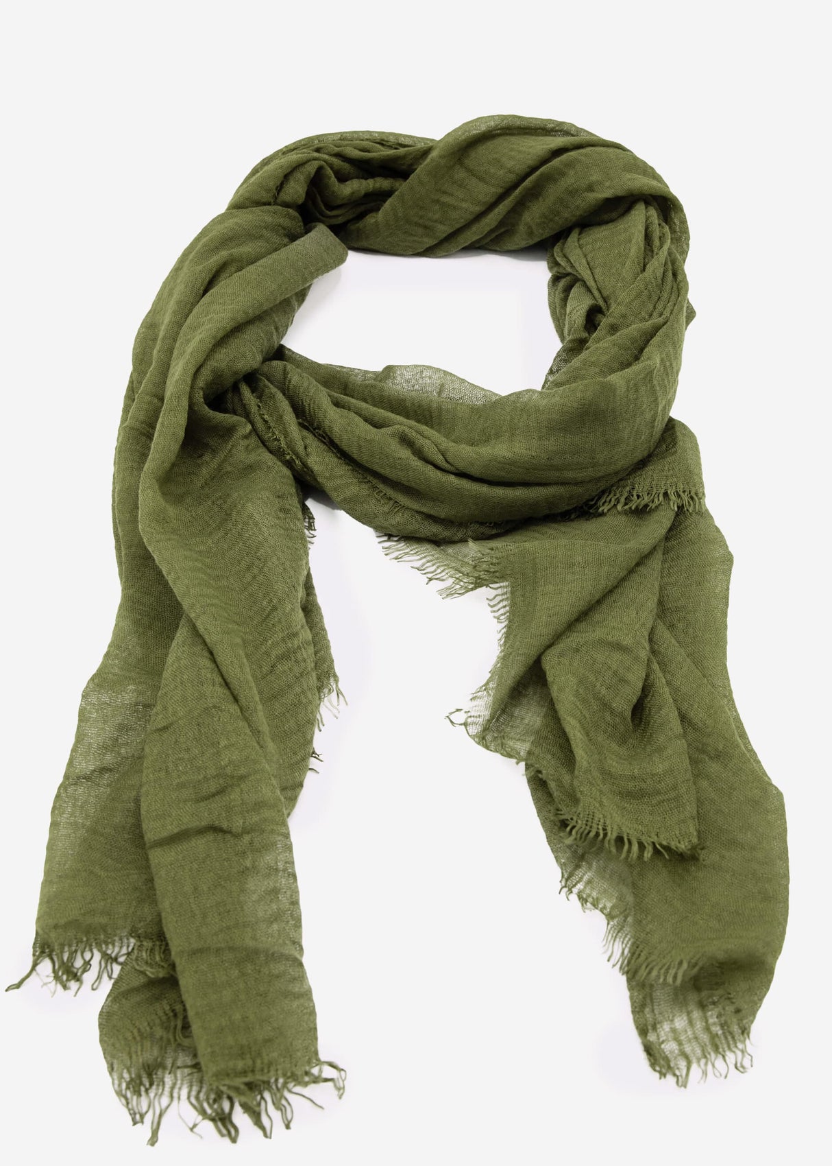 Muslin scarf - khaki
