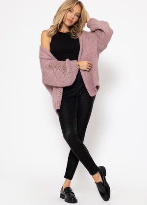 Oversized cardigan - old pink