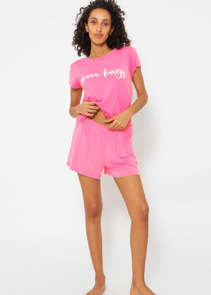 Pyjamashorts - pink