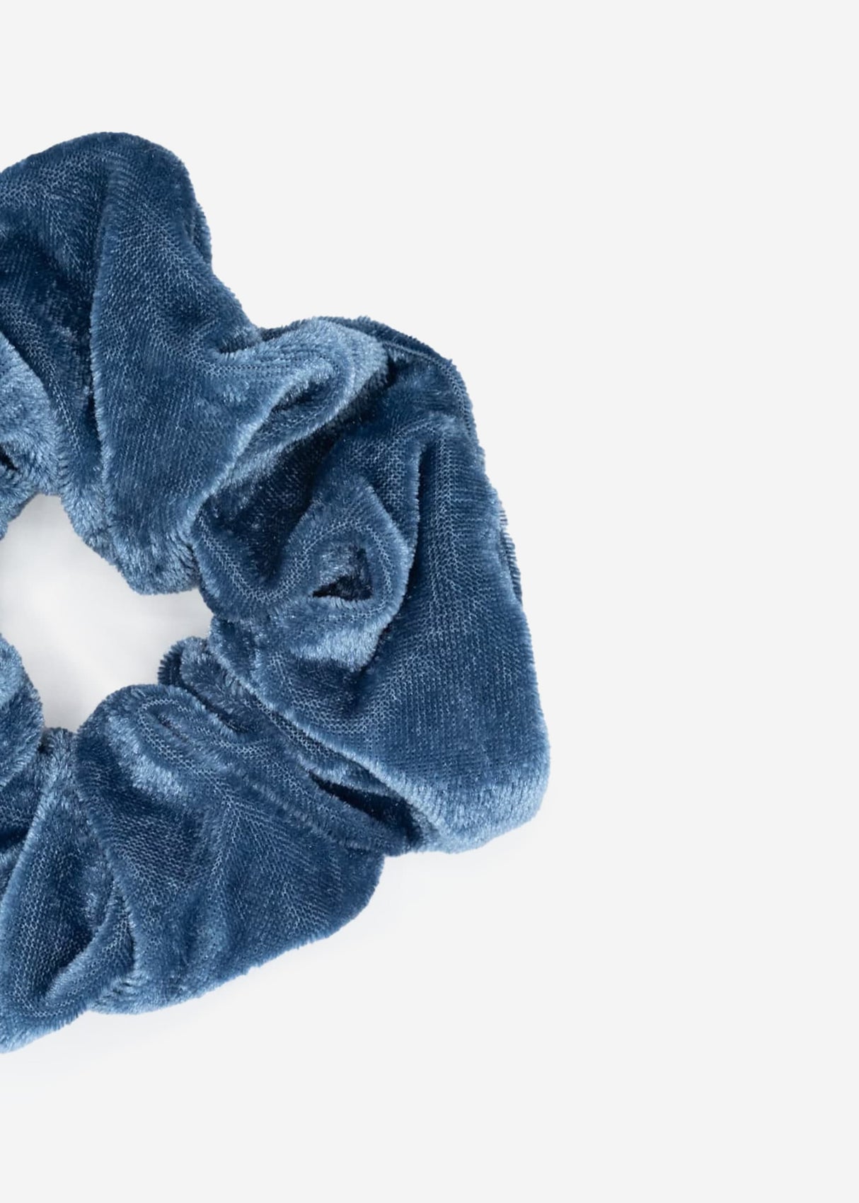 Scrunchie aus Velvet, blau