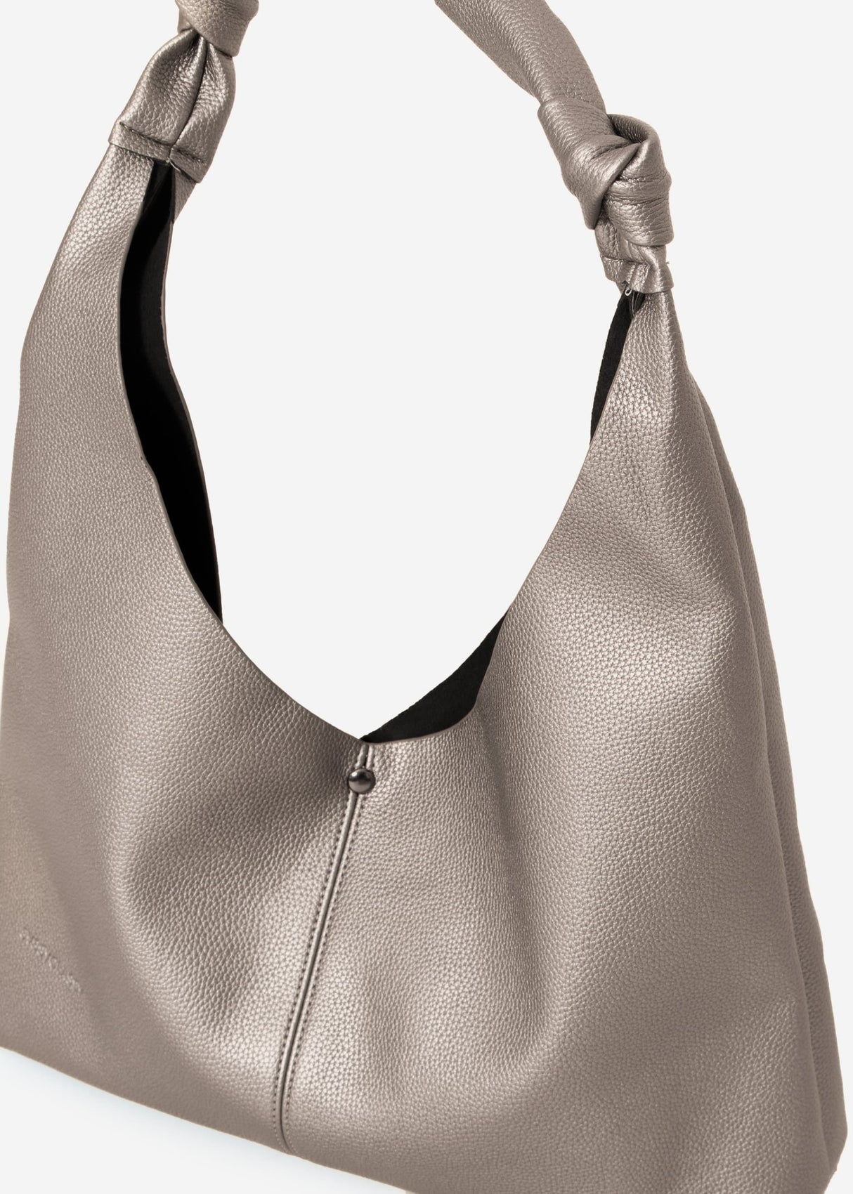 Shopper with knot detail - metallic
