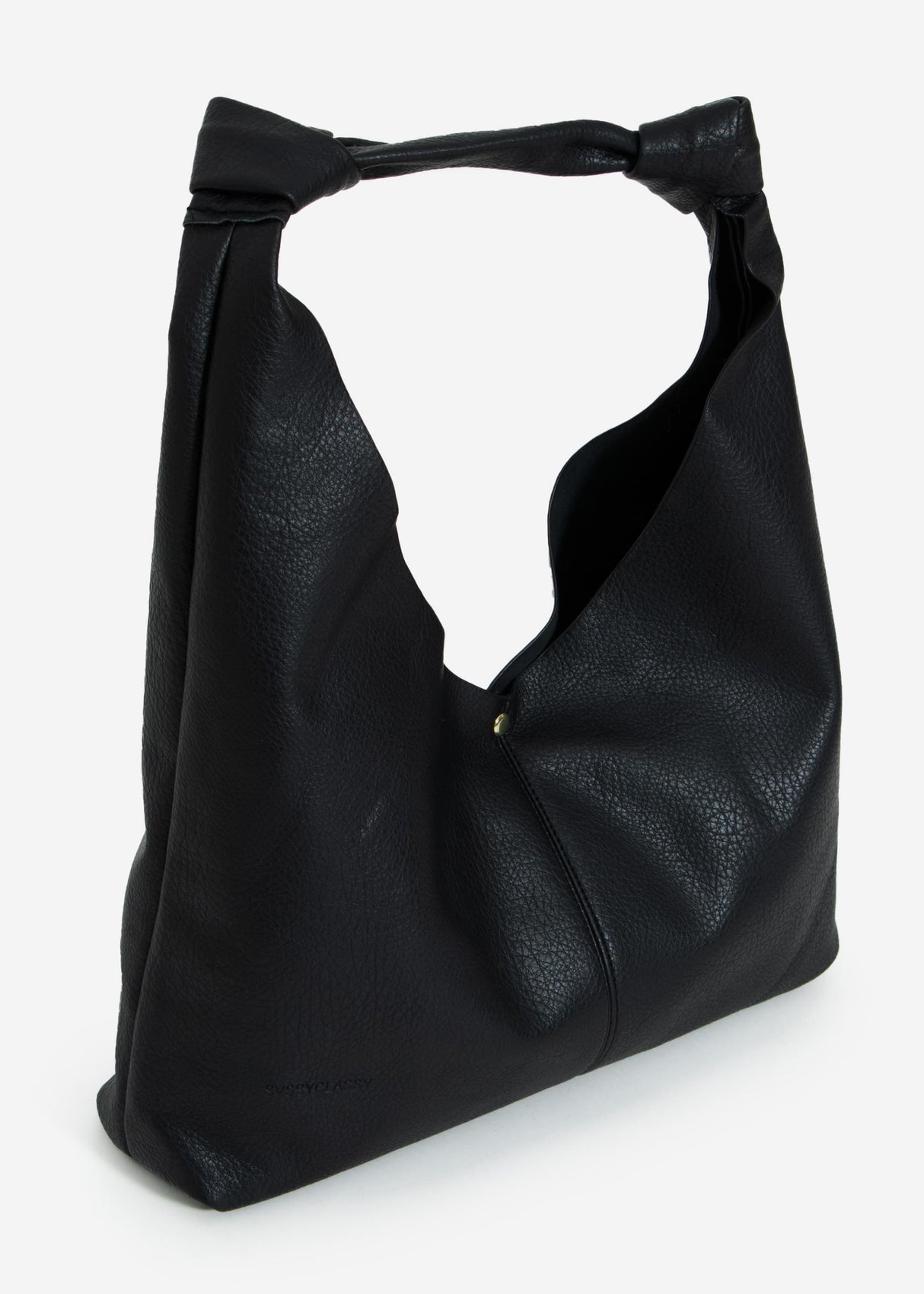 Shopper mit Knotendetail - schwarz