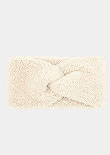 Teddy headband - off-white