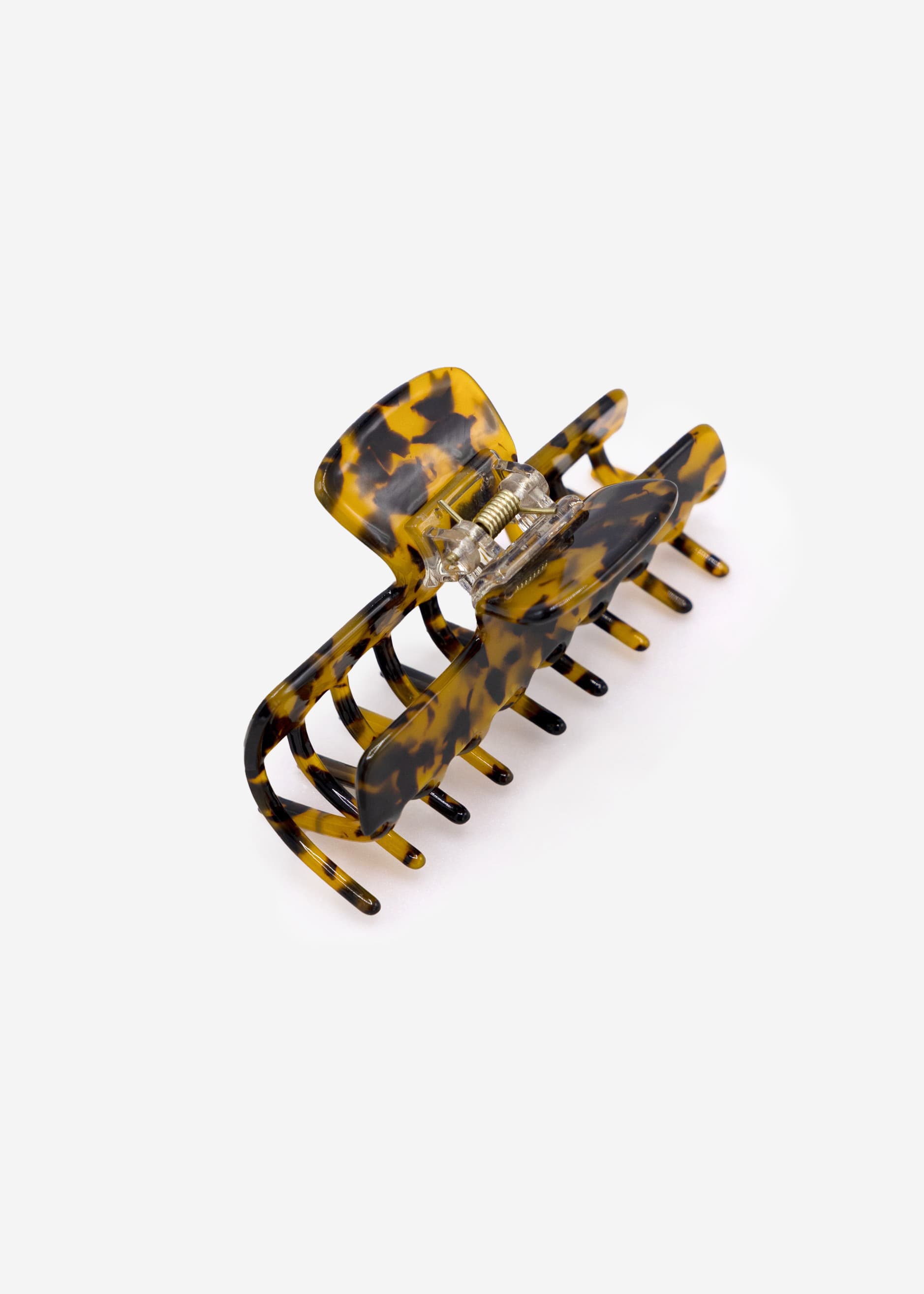 Haarklammer in Schildpatt-Optik, braun