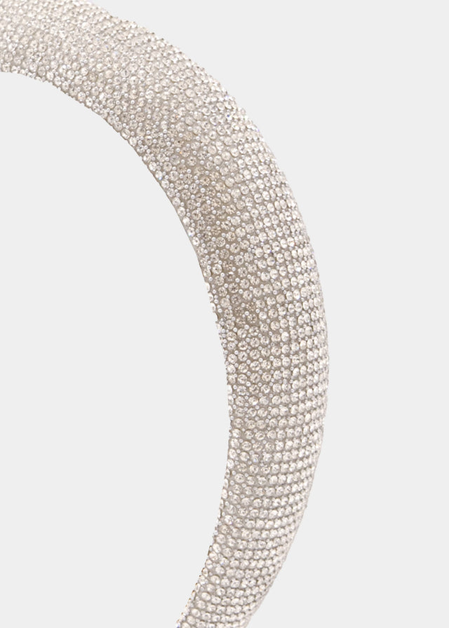 Funkelnder Haarreif - silber