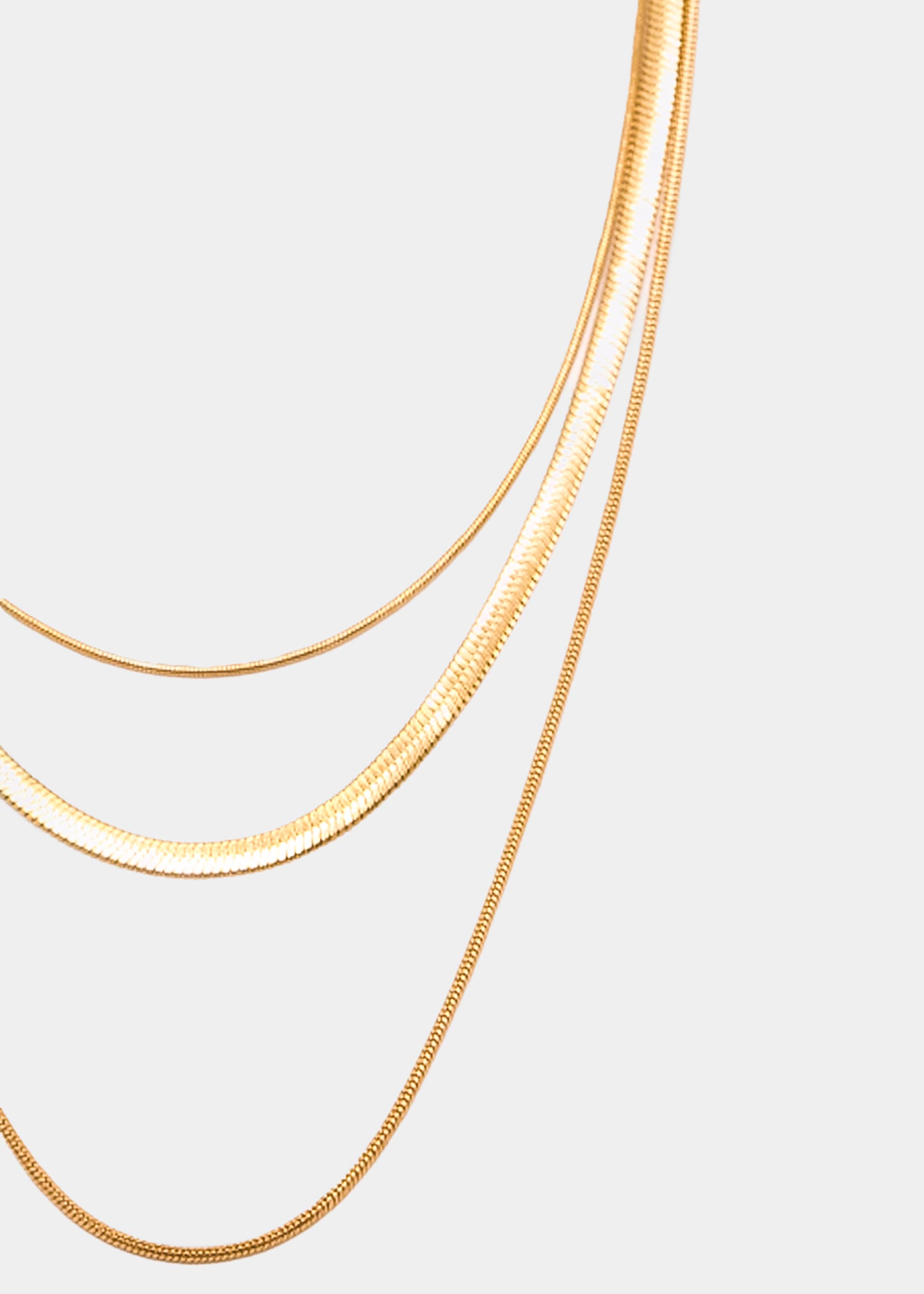 Layering necklace - gold