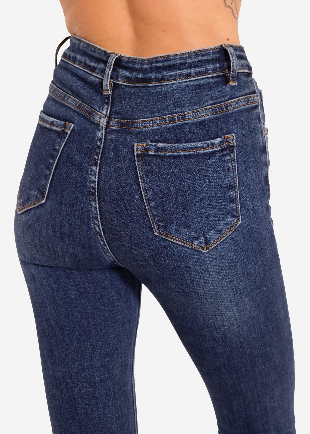 Highwaist jeans - dark blue