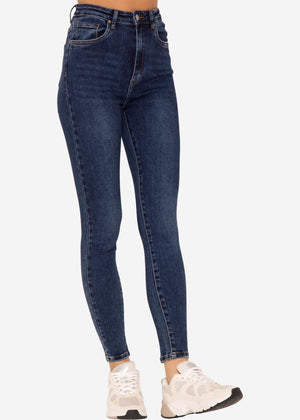 Highwaist jeans - dark blue
