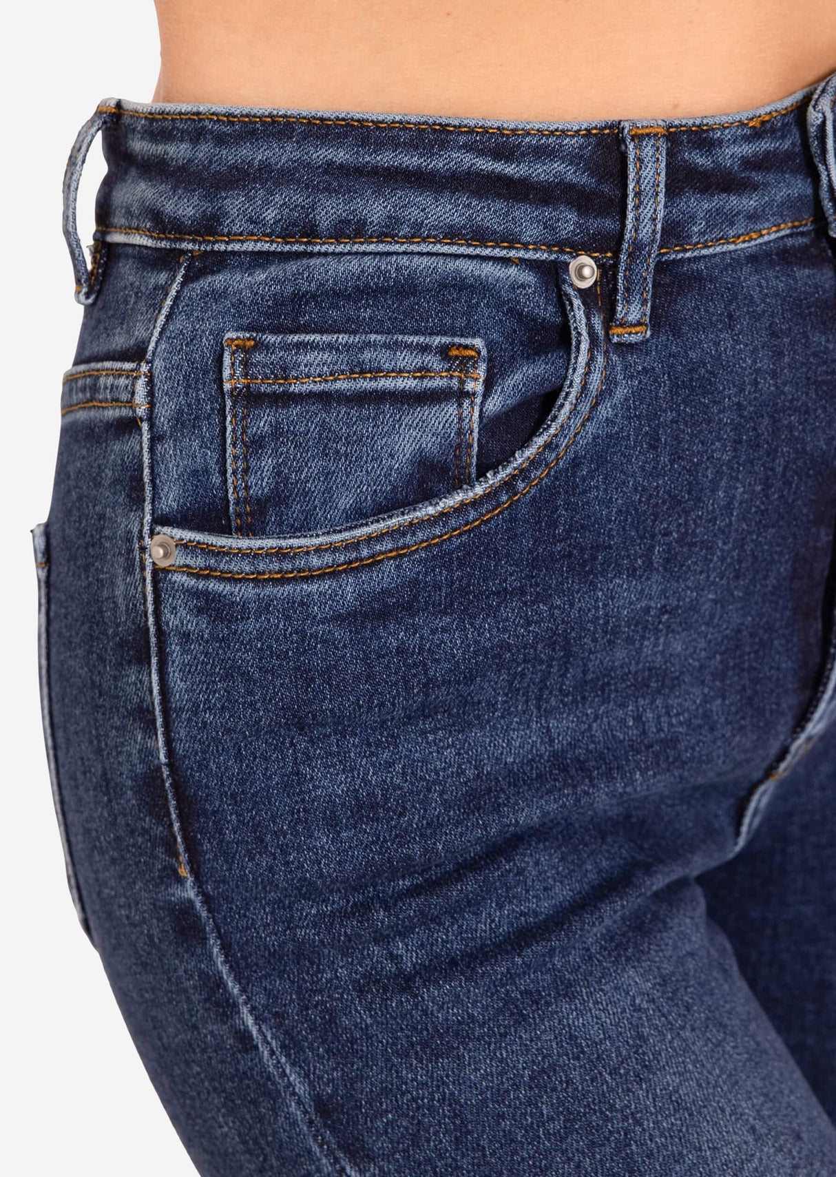 Highwaist jeans - dark blue
