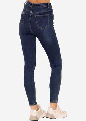 Highwaist jeans - dark blue