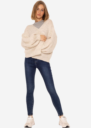 Highwaist jeans - dark blue