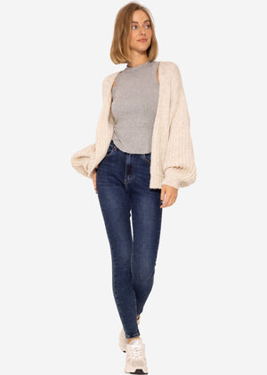 Highwaist jeans - dark blue