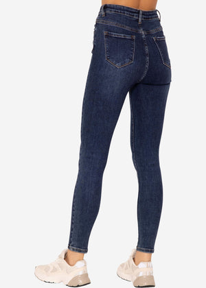 Highwaist jeans - dark blue