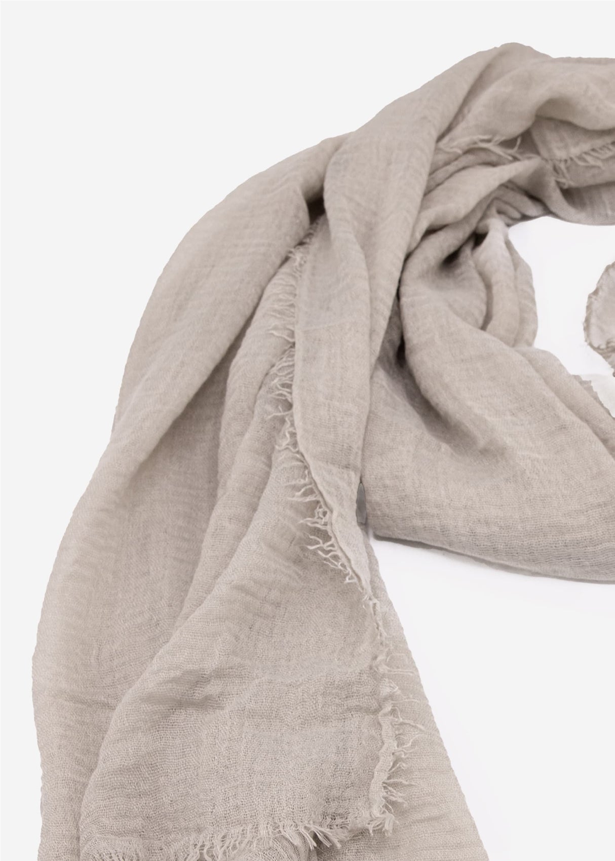 Muslin scarf, light grey
