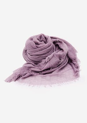 Muslin scarf - mauve
