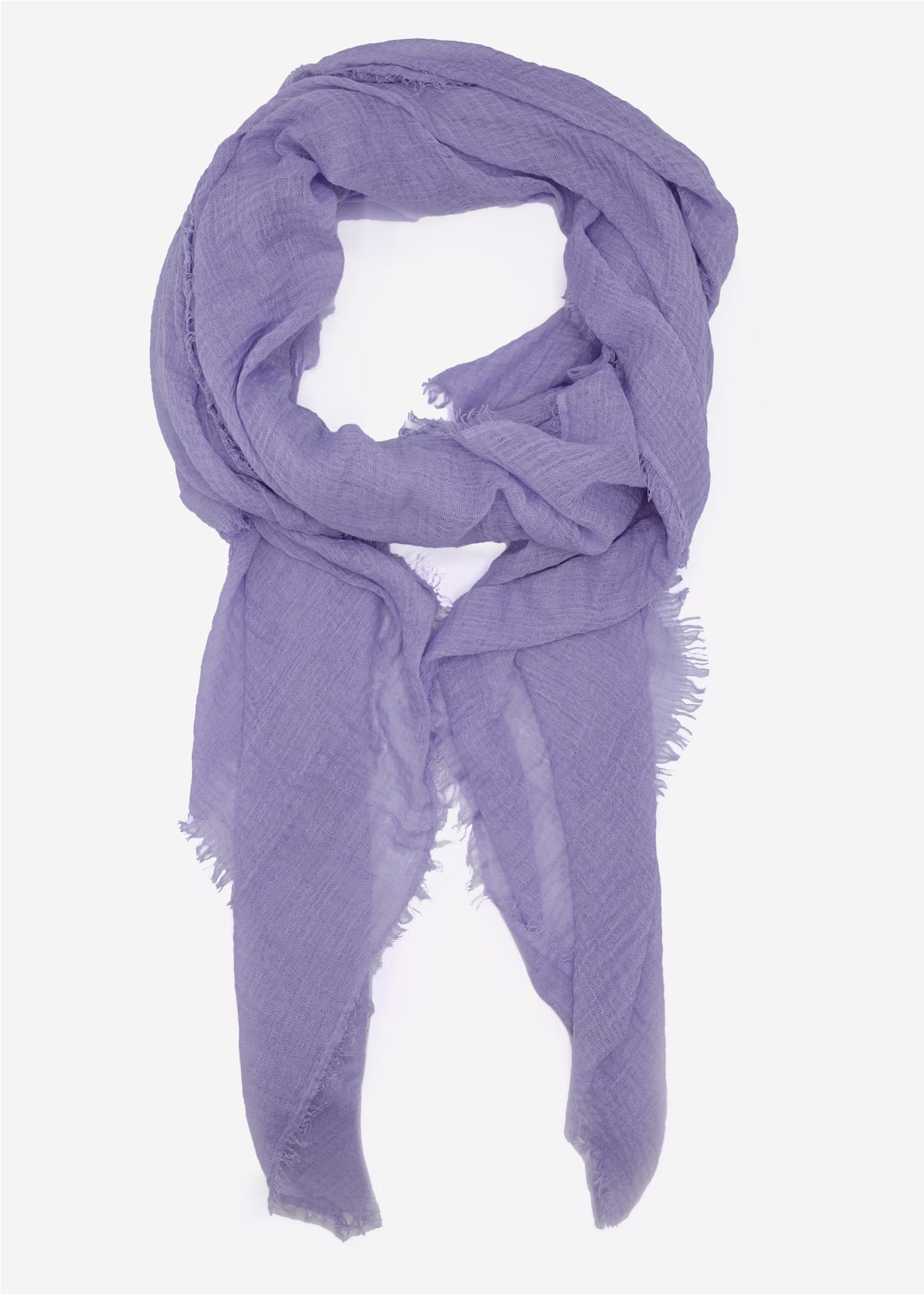 Muslin scarf, purple