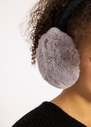 Ear warmers, grey