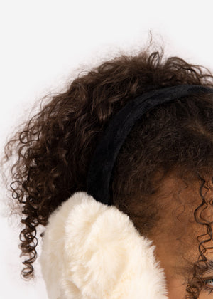 Ear warmers, off-white