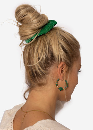 Scrunchie aus Velvet, grün