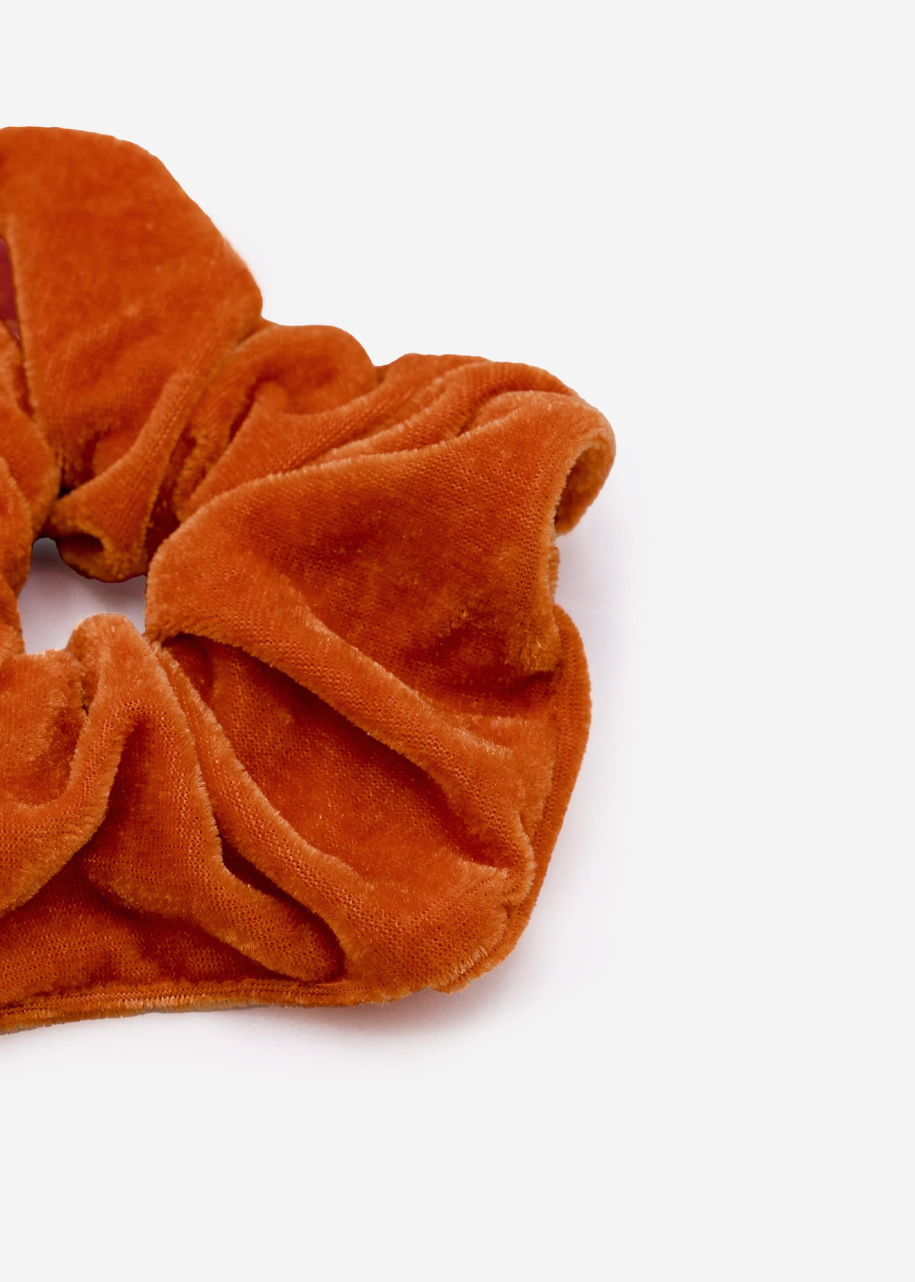 Scrunchie aus Velvet, orange
