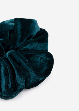 Scrunchie aus Velvet, petrol