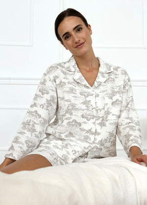Muslin bed linen - white