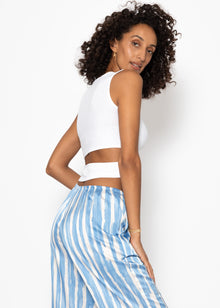 Top with cut-out - off-white