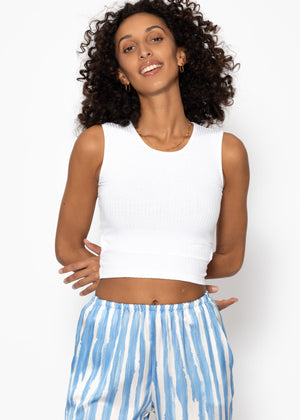 Top with cut-out - off-white