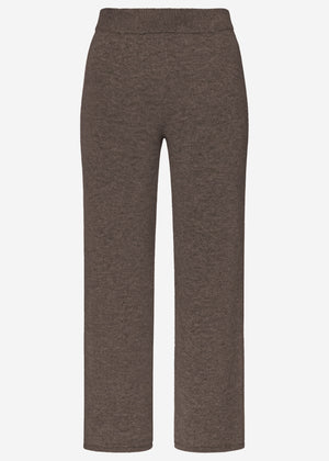 Strickhose mit Kaschmir - taupe