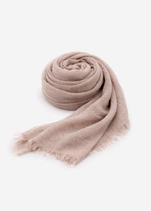 Muslin scarf, taupe