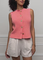 Musselin Shorts - hellbeige